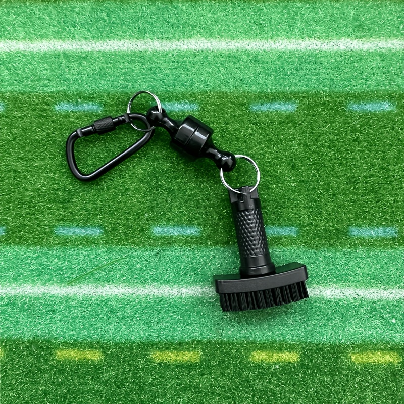 Golf Equipment For Sale - แปรงทำความสะอาดไม้กอล์ฟขนาดเล็กพร้อมแม่เหล็กถอดได้ ขนแปรงไนลอนทนทาน เครื่องมือทำความสะอาดไม้กอล์ฟระดับมืออาชีพ