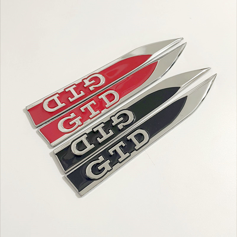 1 คู่ 3D โลหะรถ Fender Badge D - Golf Equipment Used บทวิจารณ์และราคา
